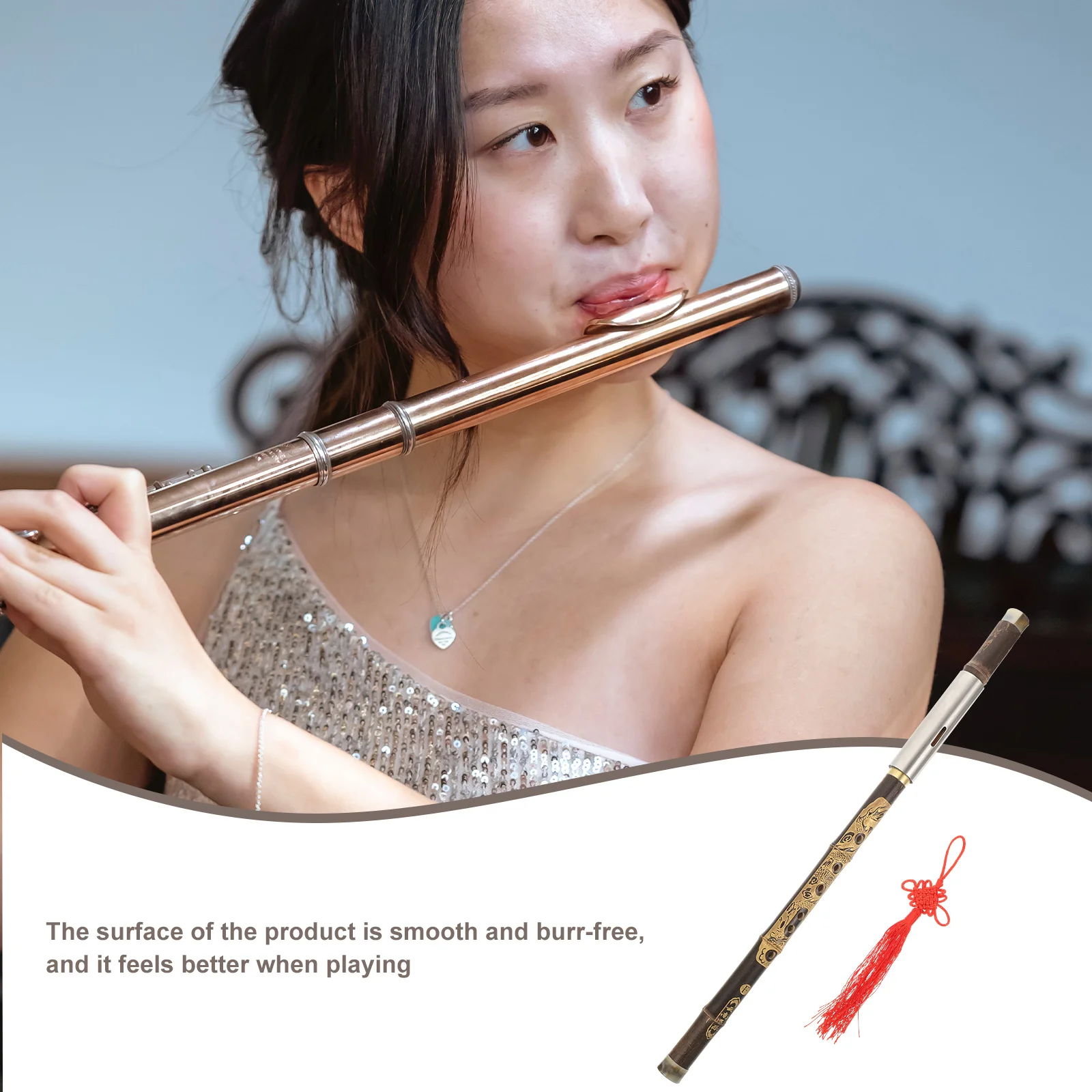 Музыкальные инструменты Cross Blow Bau флейта деревянные китайские духовые бабу