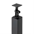 Лестничная балансировочная колонна черная минималистичная вилла для