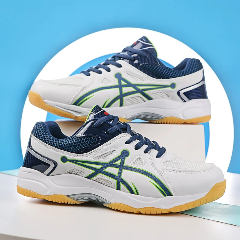 Professional Breathable Men's Badminton Sneakers Anit-slip Table Tennis Shoes For Men Anti-shock Women Volleyball Sports Shoes