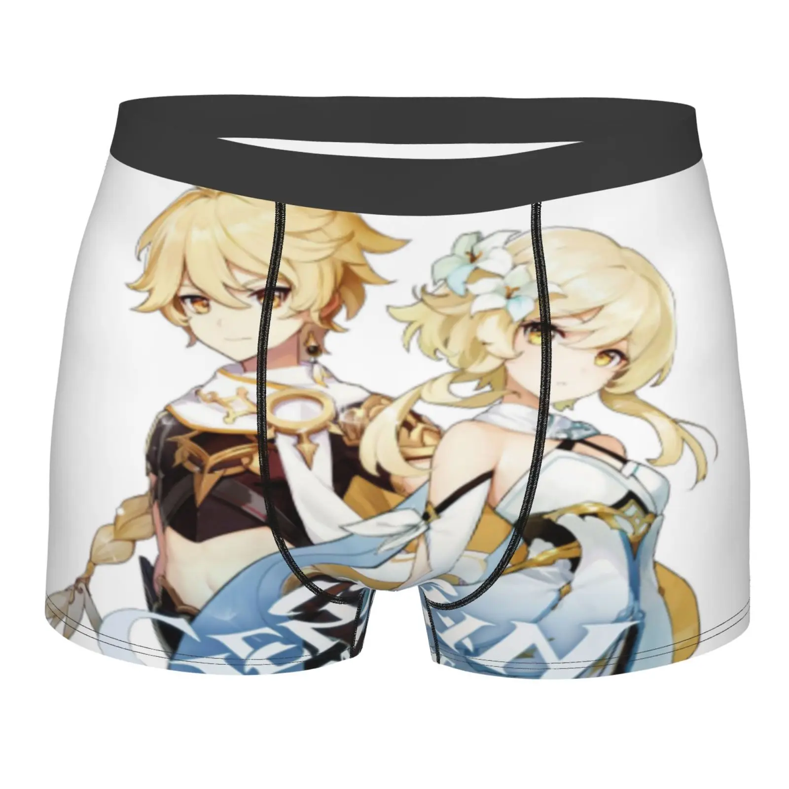 

Albedo Genshin Impact 82 Men's Panties Boxer Shorts Sports Polyester Mens Underwear Male Boxer Shorts Men Long For Women Anime
