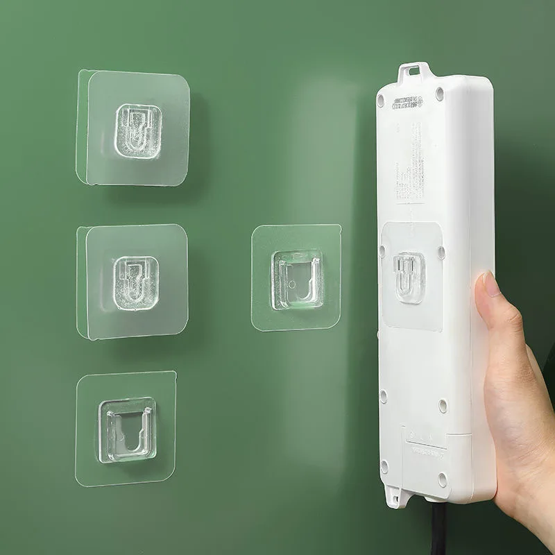 

Double-sided adhesive wall Hooks Home accessories Transparent hooks Suction cup wall Storage rack Kitchen bathroom wall hooks