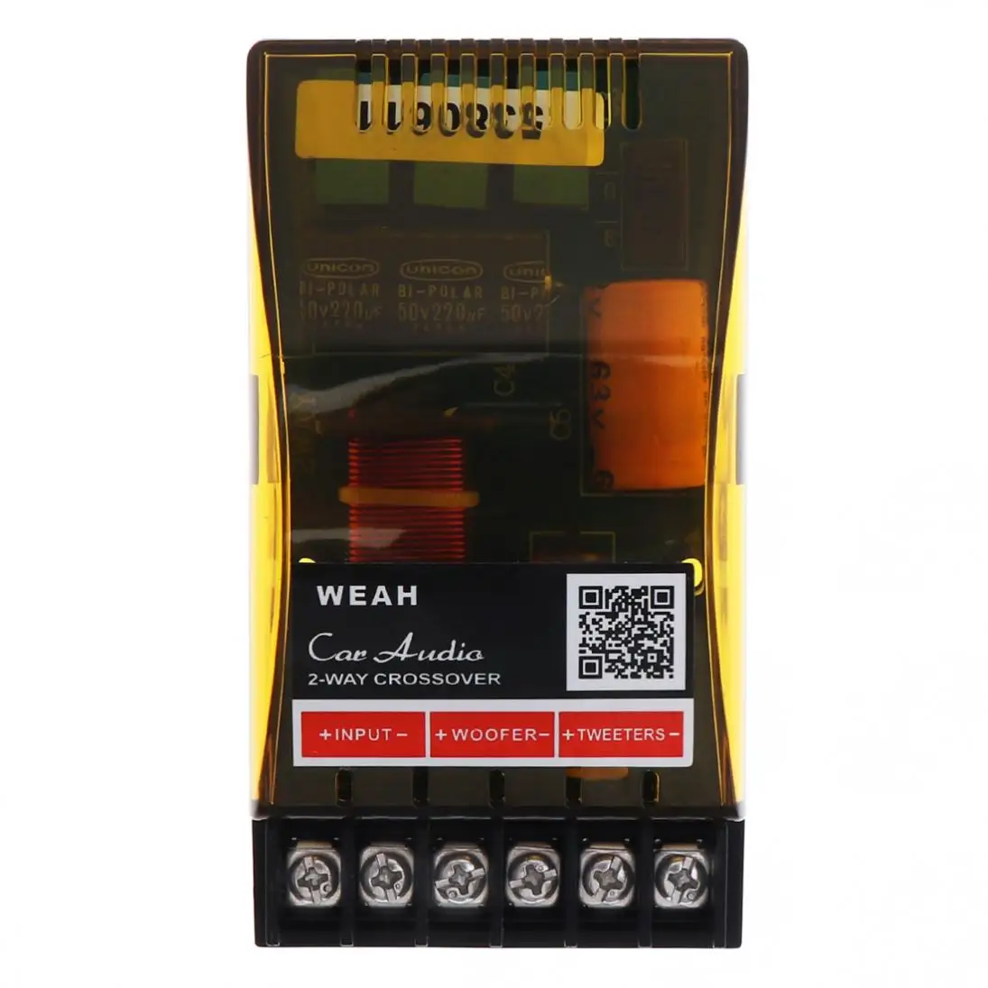 120 Вт делитель частоты 2002 2-полосный автомобильный аудио-динамик с двумя