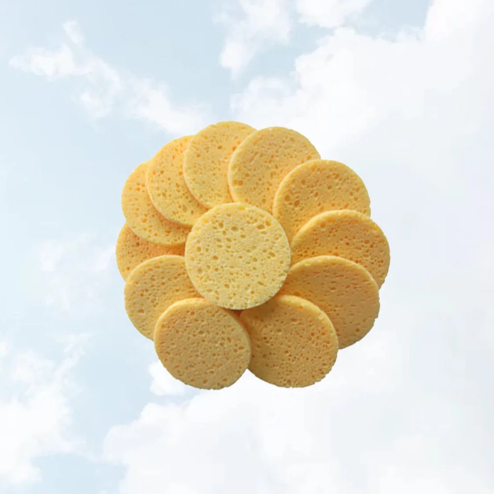 

Pads Facial Sponge Face Pad Reusable Loofah Exfoliating Makeup Remover Sponges Scrub Cellulose Wash Cleansing Compressed