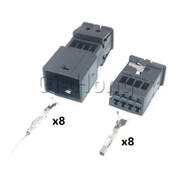 1 set 8 ways car male plug female socket 8k0971834 8k0971833 1719566 1 1719564 1 automobile electric cable plug