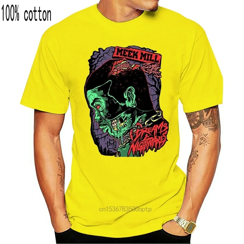

Meealy K футболка с изображением зомби на Хэллоуин, графическая футболка с коротким рукавом, новые мужские футболки с принтом букв
