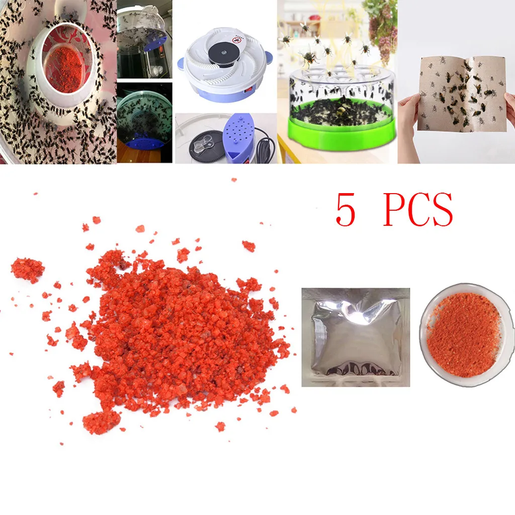 

Flycatcher Convenient 5PCS Attracting Odorless Practical Fly Bag Control