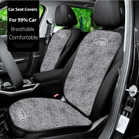 men womens car seat cover front or rear flax seat protect cushion automobile seat cushion protector pad car covers mat protect