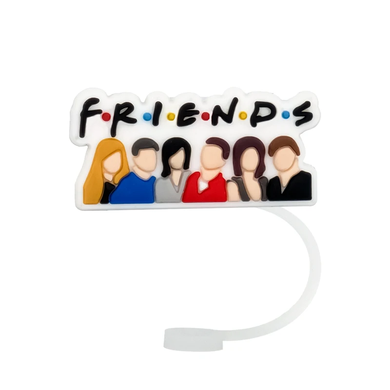 

Крышка для соломинки "Старые друзья", силиконовая, 8 мм