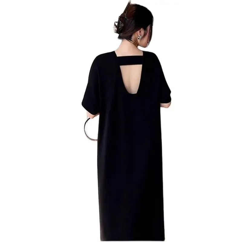 Модные летние платья для женщин новинка 2023 года длинное платье выше колена