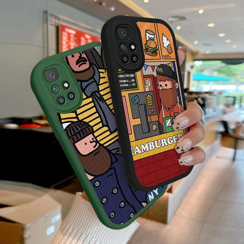 

Phone Case for Redmi 10 4G Prime 2021 10C 9 Prime 9A Sport 9i 9AT 9C NFC 10A Note 11 4G Poco C31 M2 Case Cartoon Characters