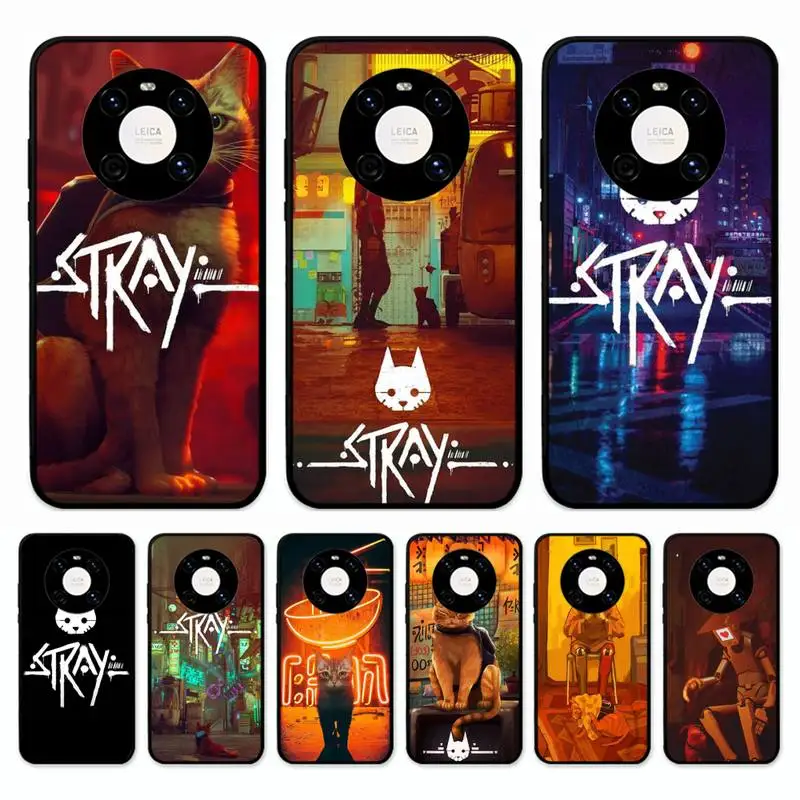 

Cute Game Stray Phone Case for Huawei Mate 20 10 9 40 30 lite pro X Nova 2 3i 7se
