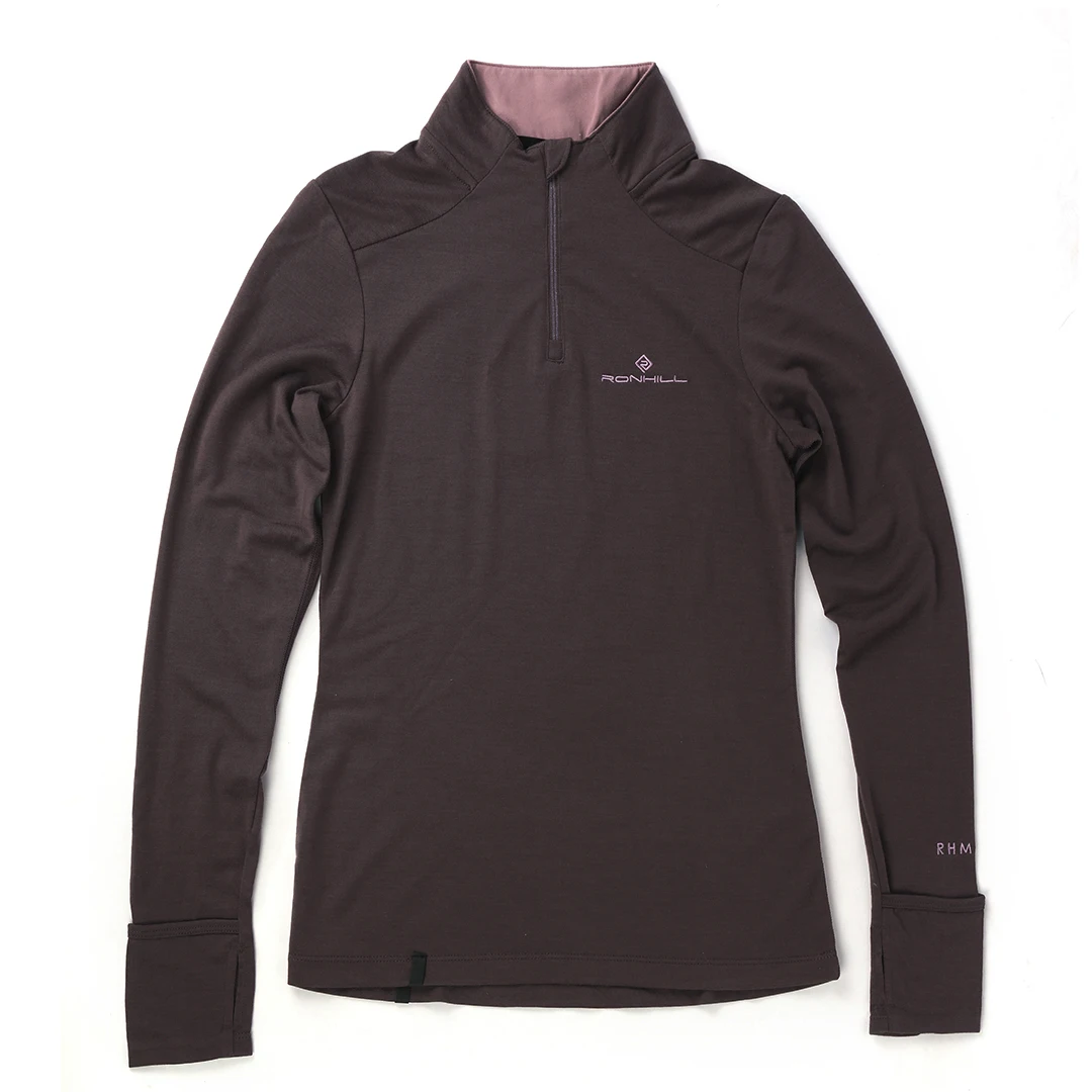 Женская приталенная рубашка из мериносовой шерсти с длинным рукавом базовый