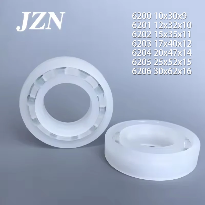 

Подшипники JZN пластиковые 6200 6201 6202 6203 6204 6205 6206 (2/5/10 шт.)