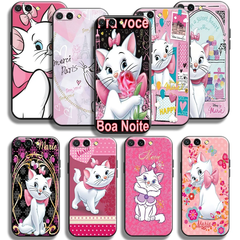 

The Aristocats Cute Marie Cat For Huawei Honor 10 10i 9 9A For Honor 10X 9X Pro Lite Phone Case Black Carcasa Soft Coque TPU