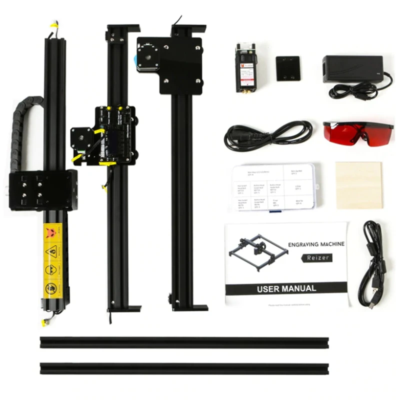 Лазерный гравер с ЧПУ воздушным насосом лазерный гравировальный станок