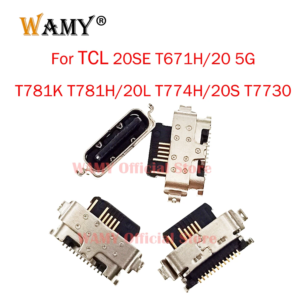 5-10 шт. оригинальный USB-разъем типа C для зарядки док-станции, разъем для зарядного устройства для TCL 20SE T671H/20 5G T781K T781H/20L T774H/20S T7730 5-10 шт. оригинальный USB-разъем типа C для зарядки док-станции, разъем для зарядного устройства для TCL 20SE T671H/20 5G T781K T781H/20L T774H/20S T7730