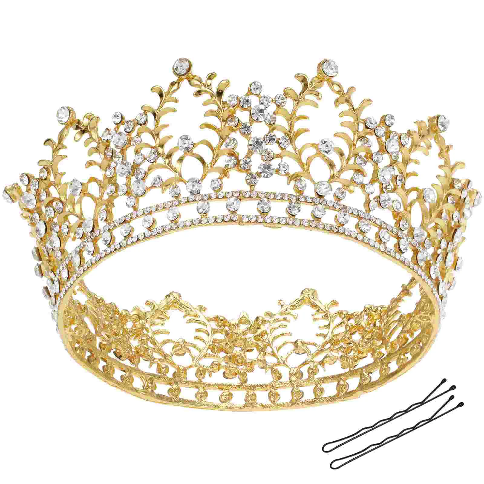

1 шт. Стразы для свадебной короны с боковым гребнем, корона в стиле барокко, свадебная корона, винтажная Свадебная декоративная тиара, ювелирные изделия