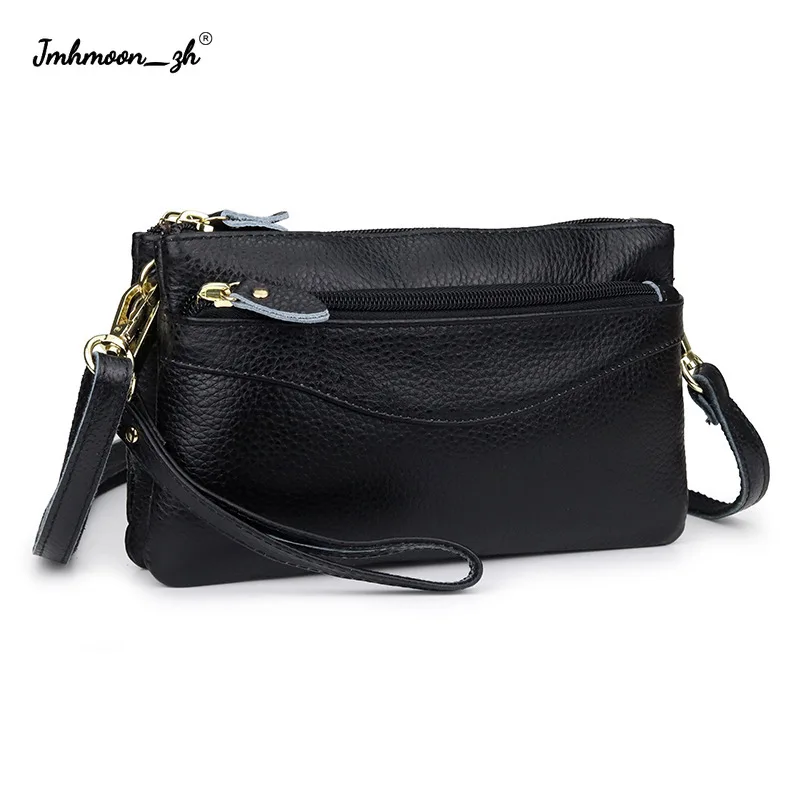 

Клатчи из натуральной кожи для женщин, Новое поступление 2023, винтажные маленькие Многослойные сумочки, высококачественный кошелек из воловьей кожи