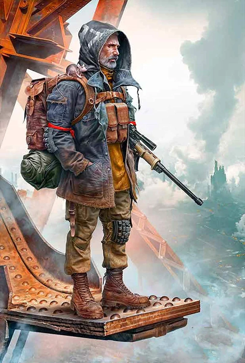 Масштаб 1/35 литье под давлением строительный комплект пустынная битва мужской