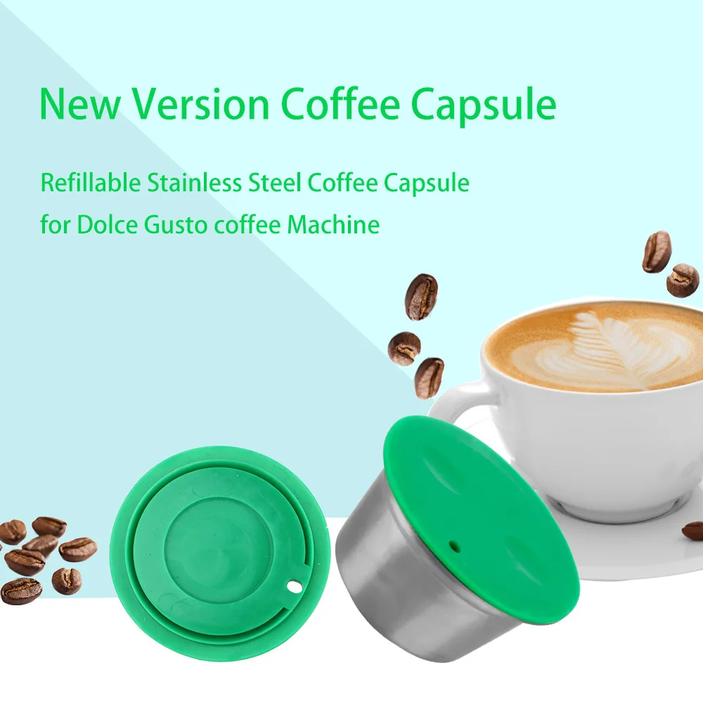 

Refillable Coffee Capsule For Dolce Gusto Coffee Capsule Compatible With Nescafe Coffee Machine Stainless Metal Rusable