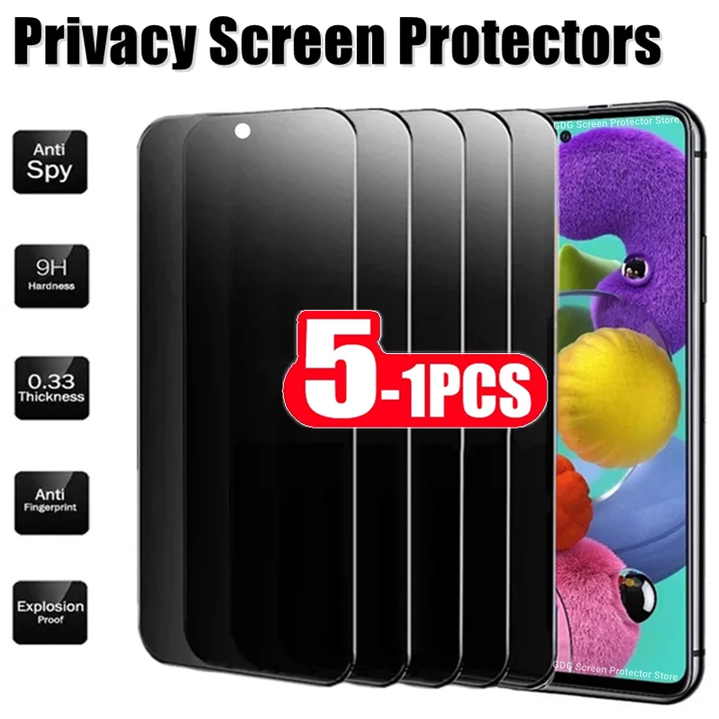 

Privacy Screen Protector for Samsung Galaxy A13 A53 A52 A12 A33 A23 A32 A51 A52S A73 A72 A03 A22 M32 M12 M52 S10E Anti-spy Glass