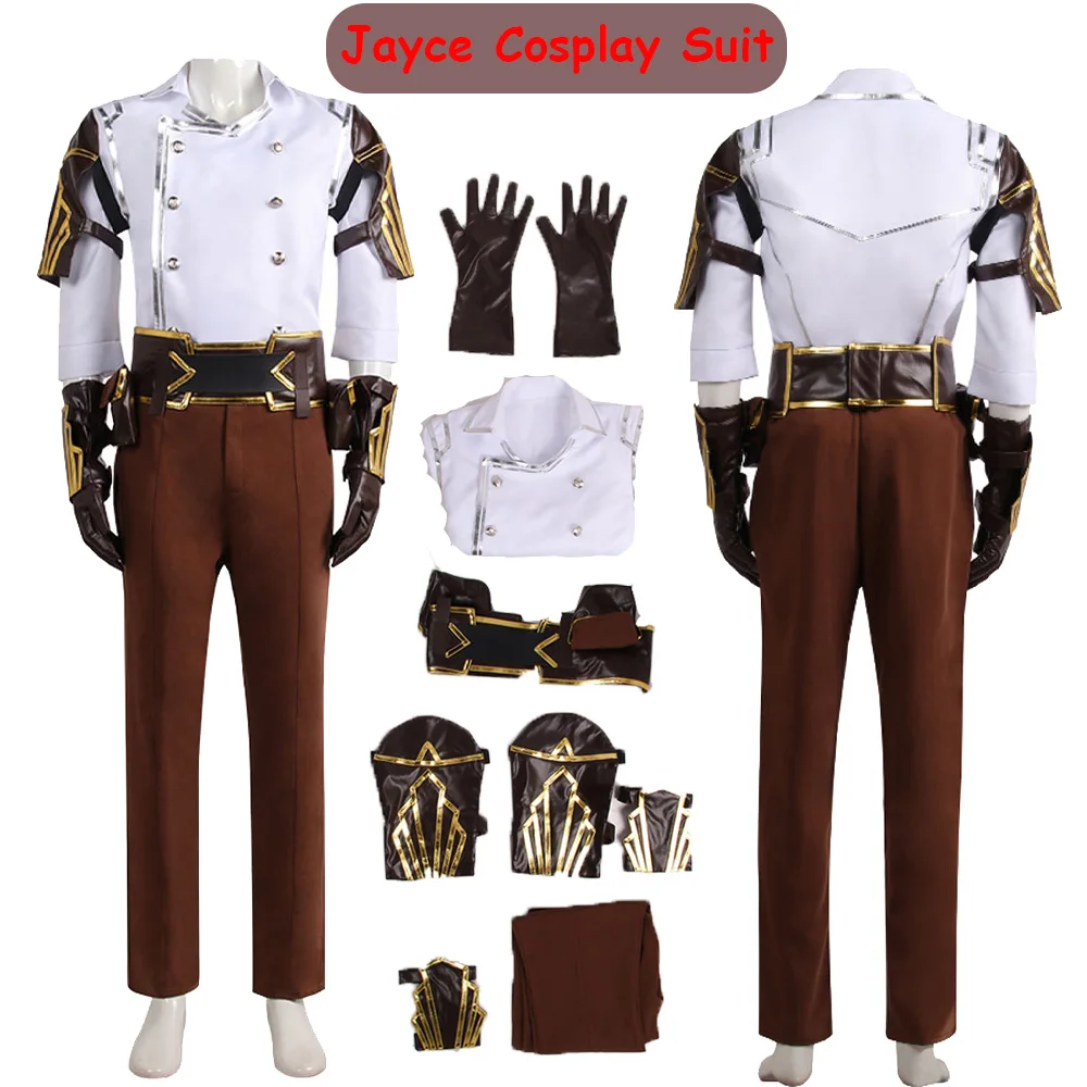 LOL Jayce униформа для косплея брюки рубашка игровой защитник завтрашнего дня костюм