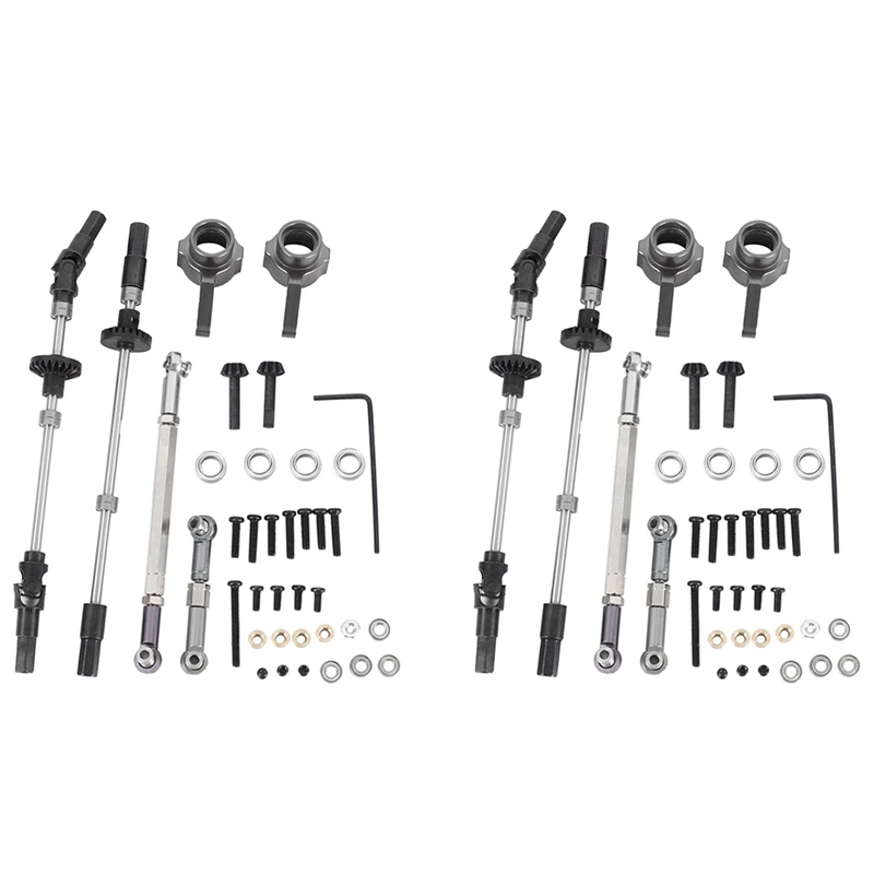 

2023 Hot-2X Upgrade Steel Gear Bridge Axle Gears For WPL B14 B24 C14 C24 C34 C44 B16 B36 Q60 1/16 RC Car Spare Parts,4X4
