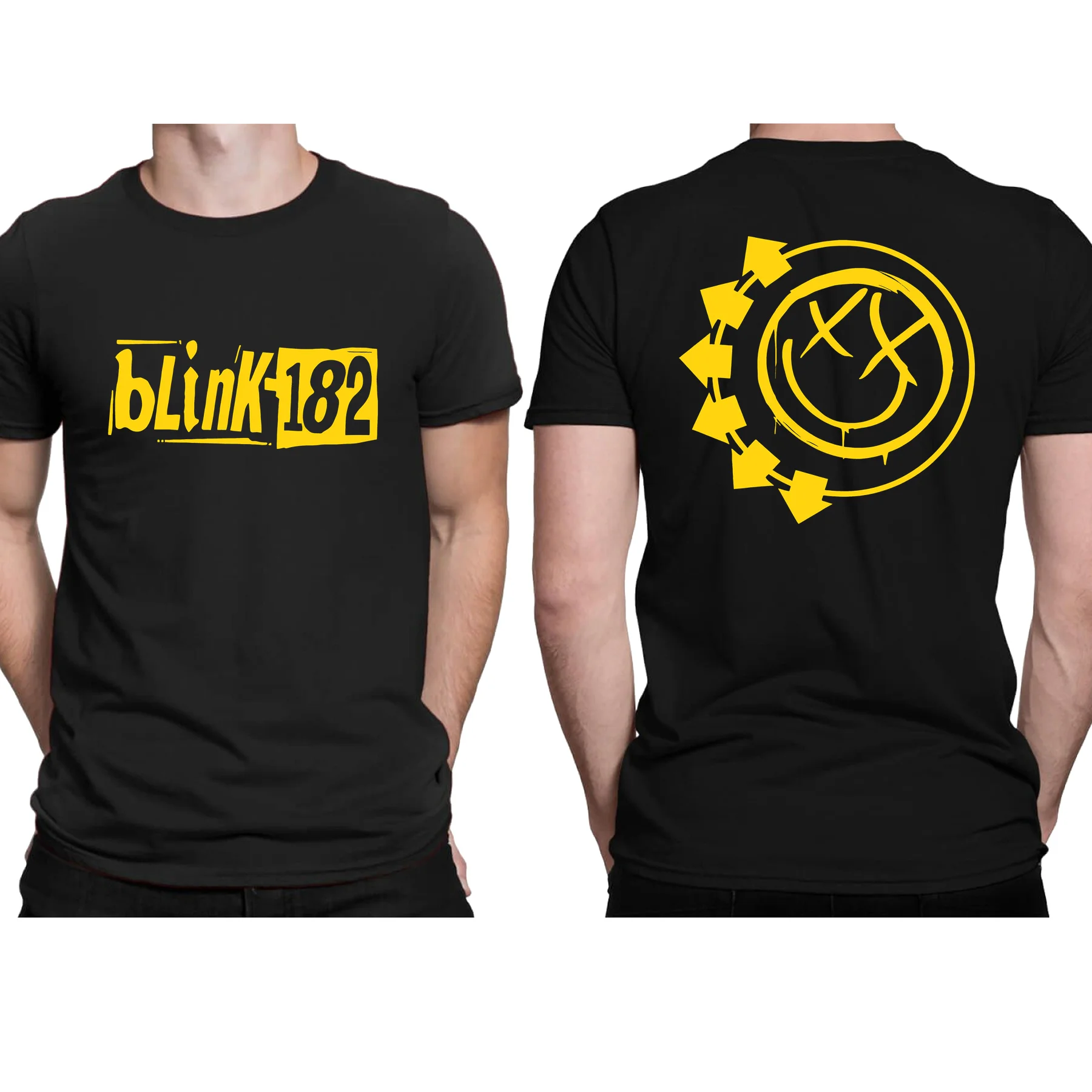 

2023 Hot Sale Summer 100% Cotton Blink-182 Tour 2023 Merch, Tom Delonge Back In Blink 182 T Shirt Men Hip Hop Streetwear T-shirt