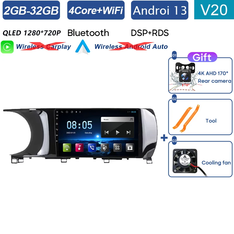 

5G WIFI для KIA K5 3 III 2020 2021, видеоплеер, Android, авто, автомобильный радиоприемник, GPS-навигация, мультимедиа, WIFI, стерео Carplay без 2din DVD