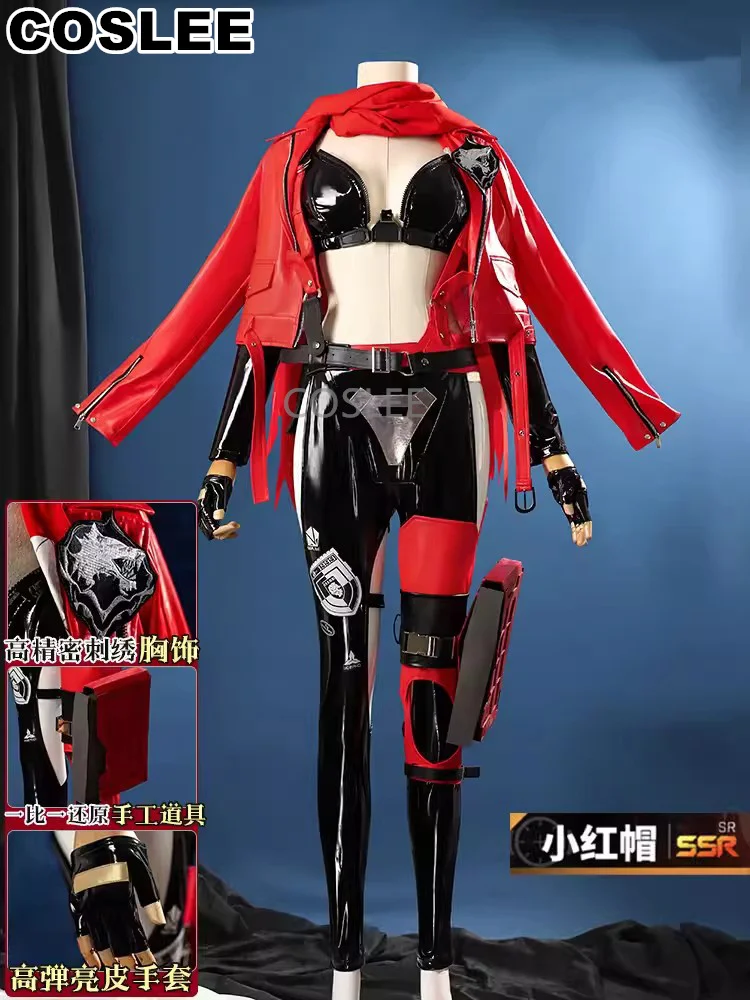 COSLEE Nikke The Goddess Of Victory Красная Шапочка игровой костюм боевая форма косплей наряд