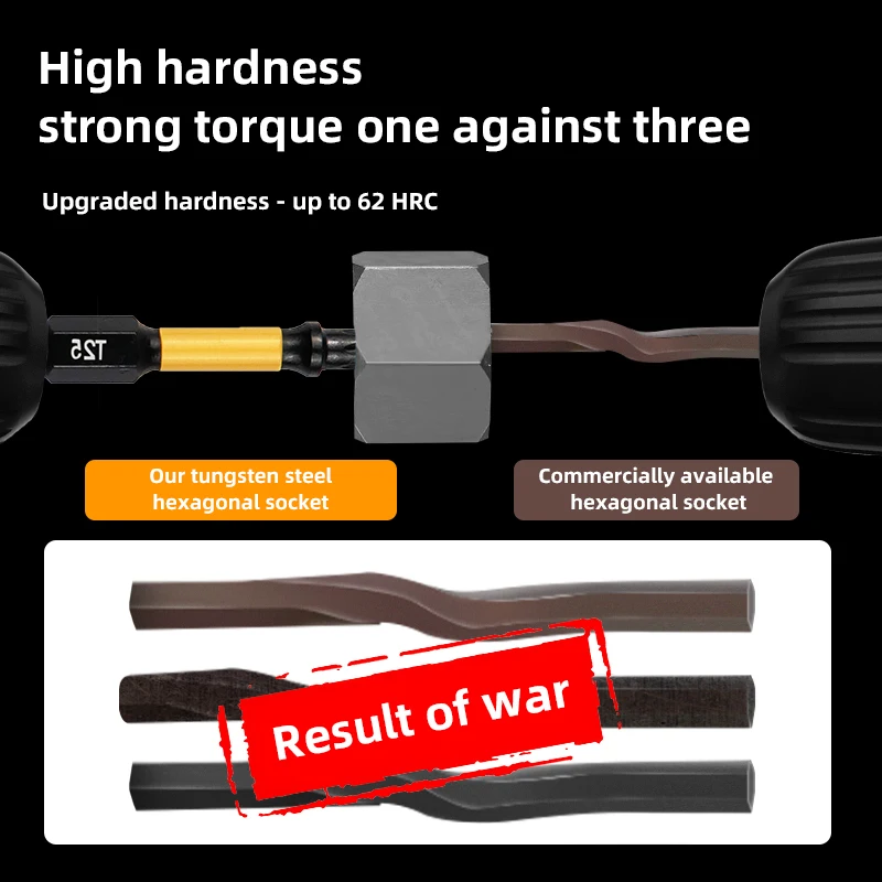 1 дюйм/2 дюйма ударный прочный магнитный набор бит безопасности Torx головка