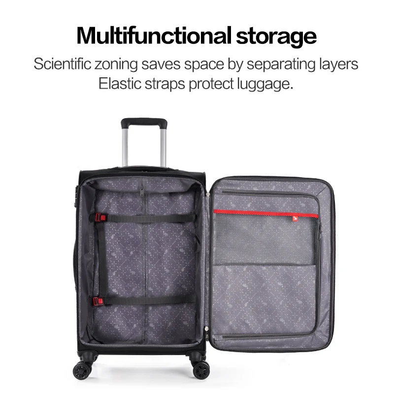 OIWAS Carry On Suitcase 16/20/24/28 Inch wheels Travel Suitcases Travel Bag Rolling Hand luggage Trolley for Men Women Boy Girl