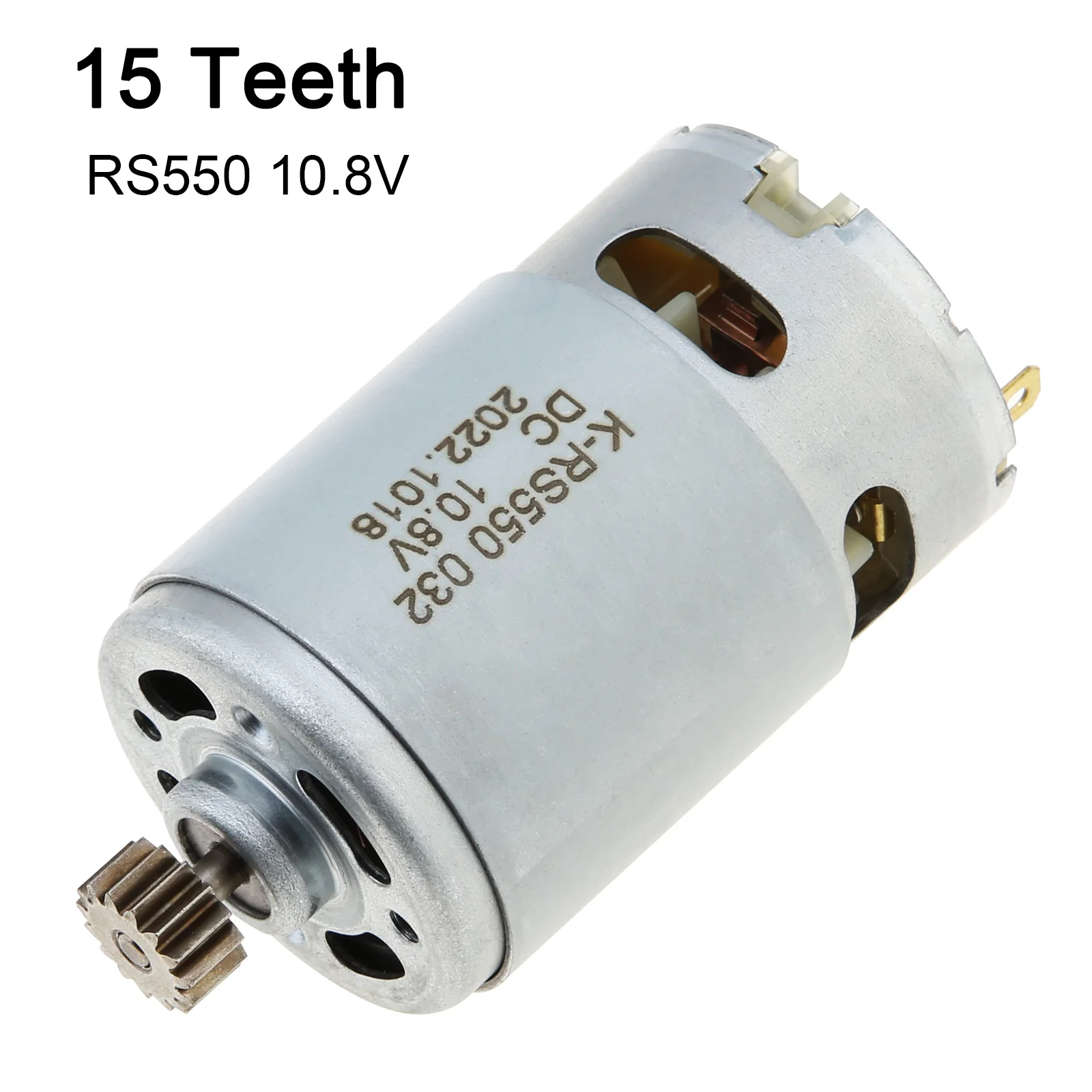 

RS550 Аккумуляторная дрель, 15 зубьев, 10,8 В, замена двигателя постоянного тока, подходит для BOSCH GSR1080-2-LI/электрической дрели/электрической отвертки