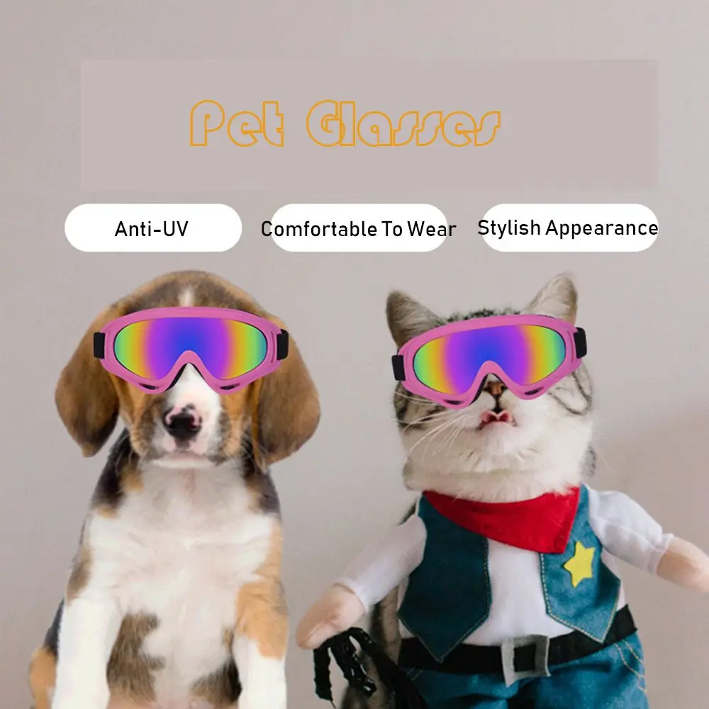 

Cats/Dogs Eye-wear Dress Up Adjustable Photos Props Grooming Sunglasses Pet Eye Protection Pet Glasses Goggles