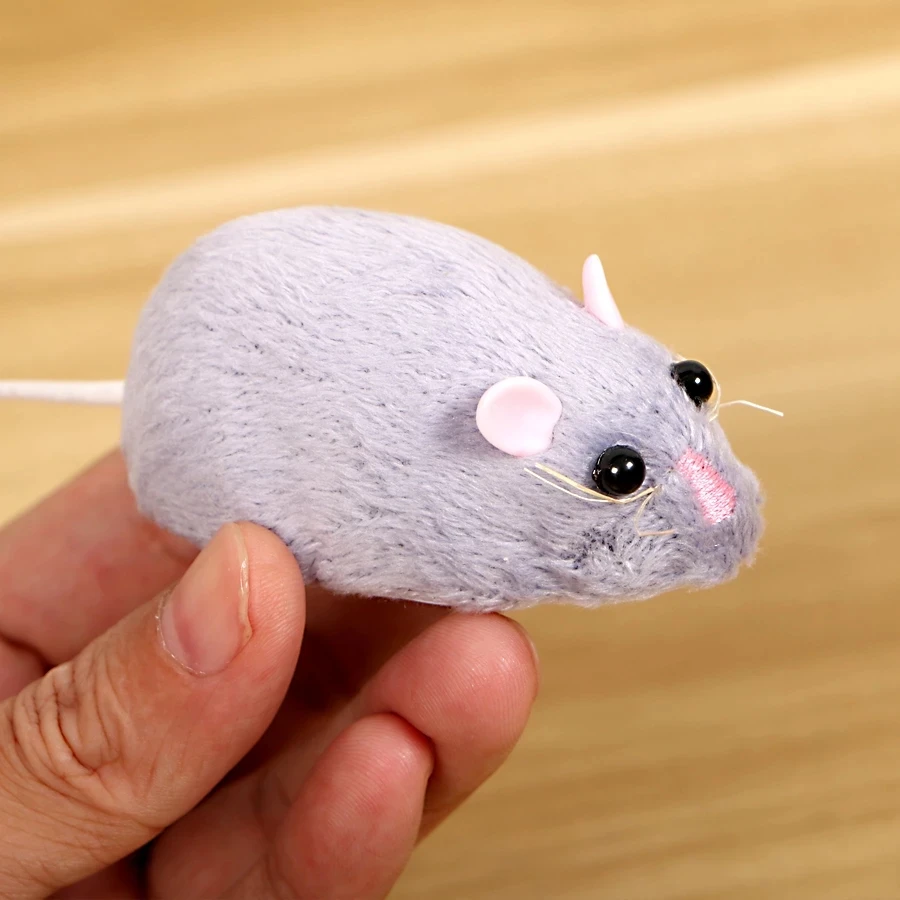 

Wireless Electronic Remote Control Rat Plush RC Mouse Toy Hot Flocking Emulation Toys Rat for Cat Dog,Joke Scary Trick Toys