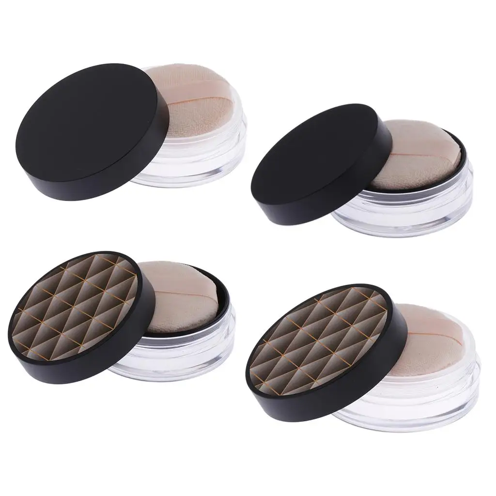 Многоразовая рассыпчатая пудра для лица косметический контейнер макияжа пудры