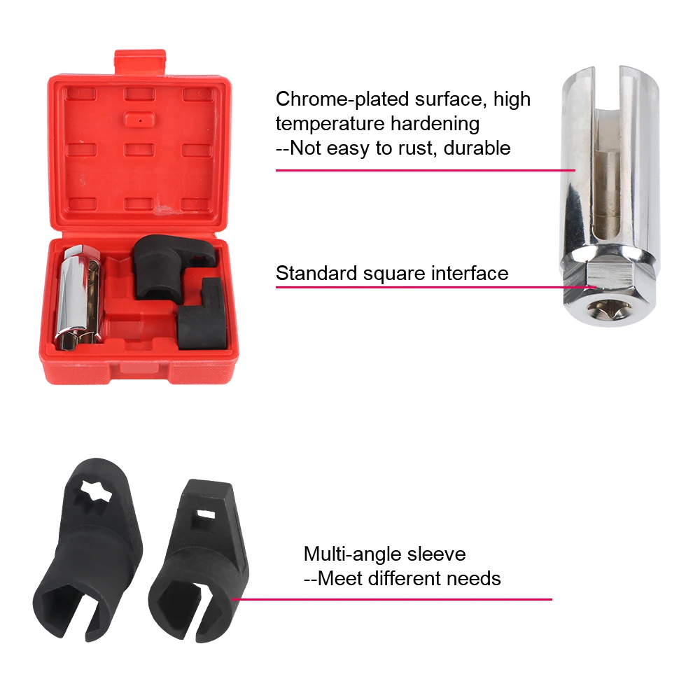 Универсальный Набор Инструментов Для Снятия Датчика Кислорода 22 Мм 3 Шт. Прибор