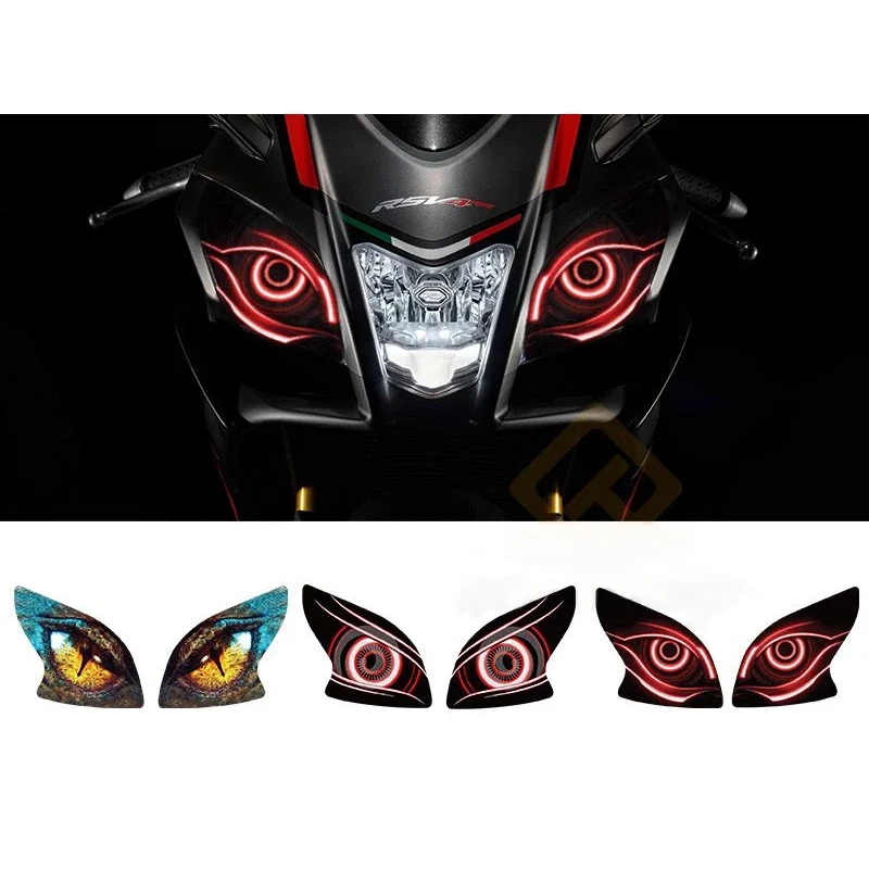 Универсальная наклейка на переднюю фару для мотоцикла Apulia RSV4 2015 2016 2017 2018