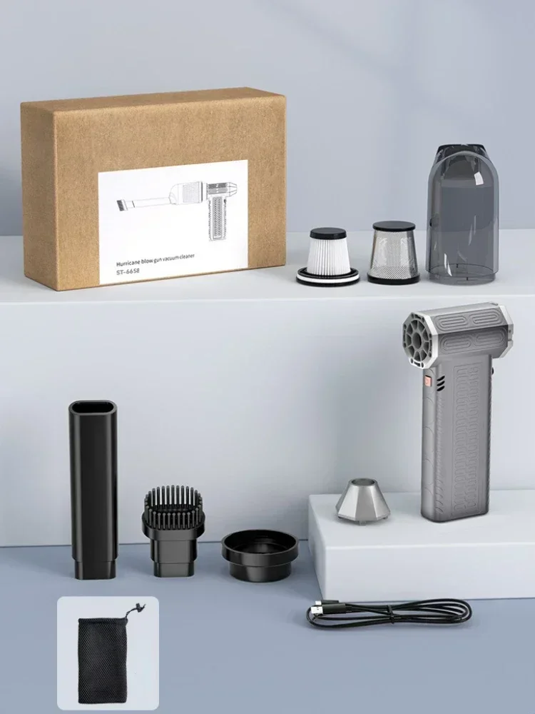 130000 Электрическая воздушная тряпка об/мин, тряпка со сжатым воздухом, регулируемая скорость, турбовентилятор, аккумуляторная батарея, беспроводная струйная воздуходувка для сухого воздуха