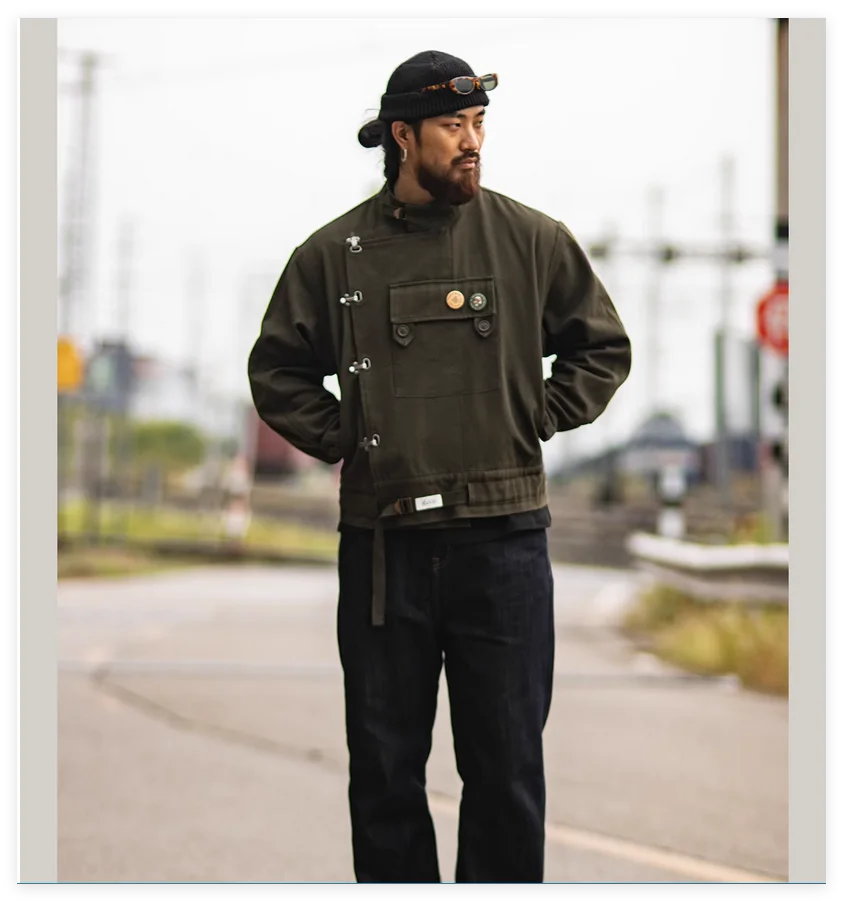 Американская Ретро шведская мотоциклетная куртка Мужская велосипедная