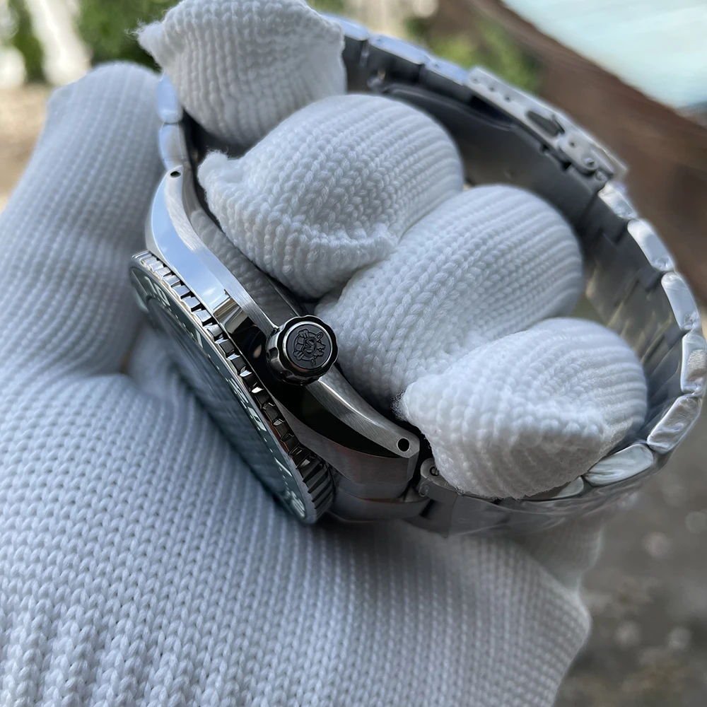 STEELDIVE SD1971 Luxury Brand Men's Mechanical Wristwatch Ceramic Bezel BGW9 Super Blue Luminous Automatic Japan NH35 Dive Watch |