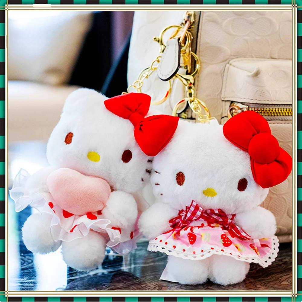 

Hello KItty Kitty, кошка, анимация, искусственная кукла, мини-кукла Hello KItty, школьная сумка, брелок, подвеска для ключа, кукла