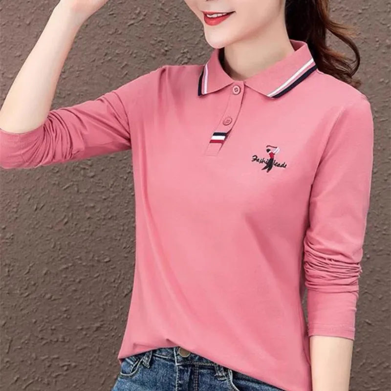 Женская одежда для гольфа футболка весенне-осенняя брендовая рубашка-поло