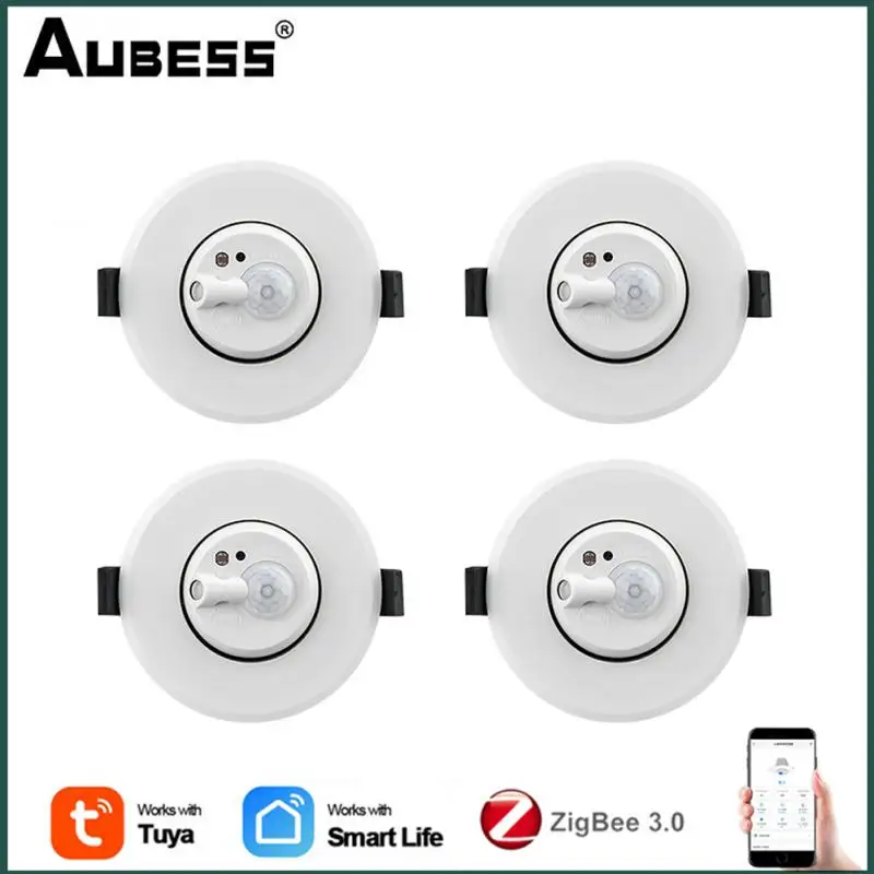 

Aubess Zigbee 3.0 Tuya Mini Smart Human Motion Movement Body PIR Transducer Infrared Sensor Detector Smart Life Home Security