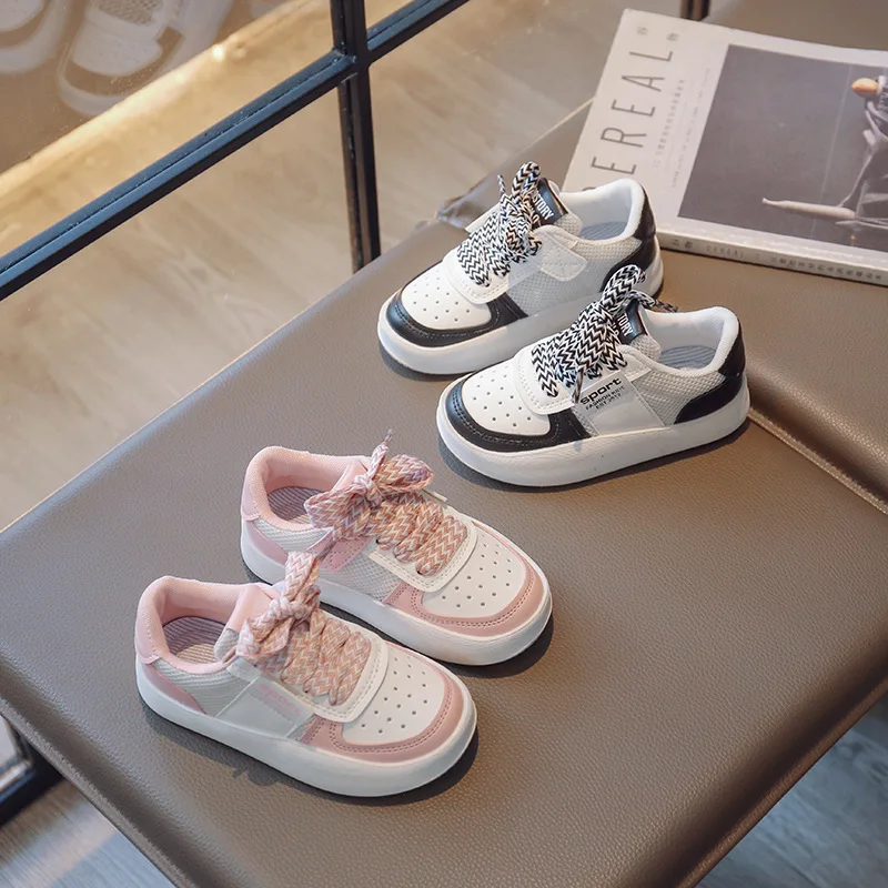 

Kids Casual Sports Shoes Boys Girls Skate Sneakers Children Running Shoes Air Mesh Breathable Comfortable 2023 Fashion New
