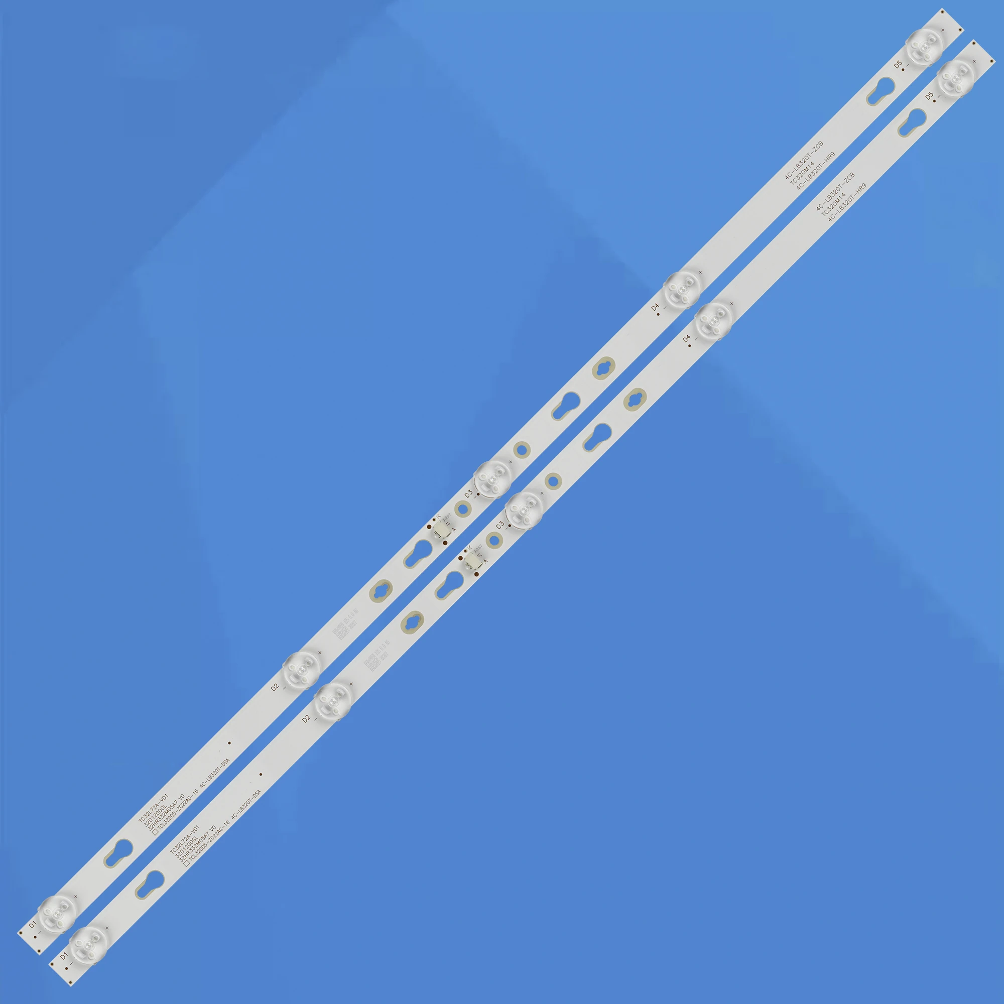 20 шт. светодиодная лента для подсветки 5 ламп 32s6500 32s5300 32s6500s 32 &quotЖК-телевизор L32M5-AZ