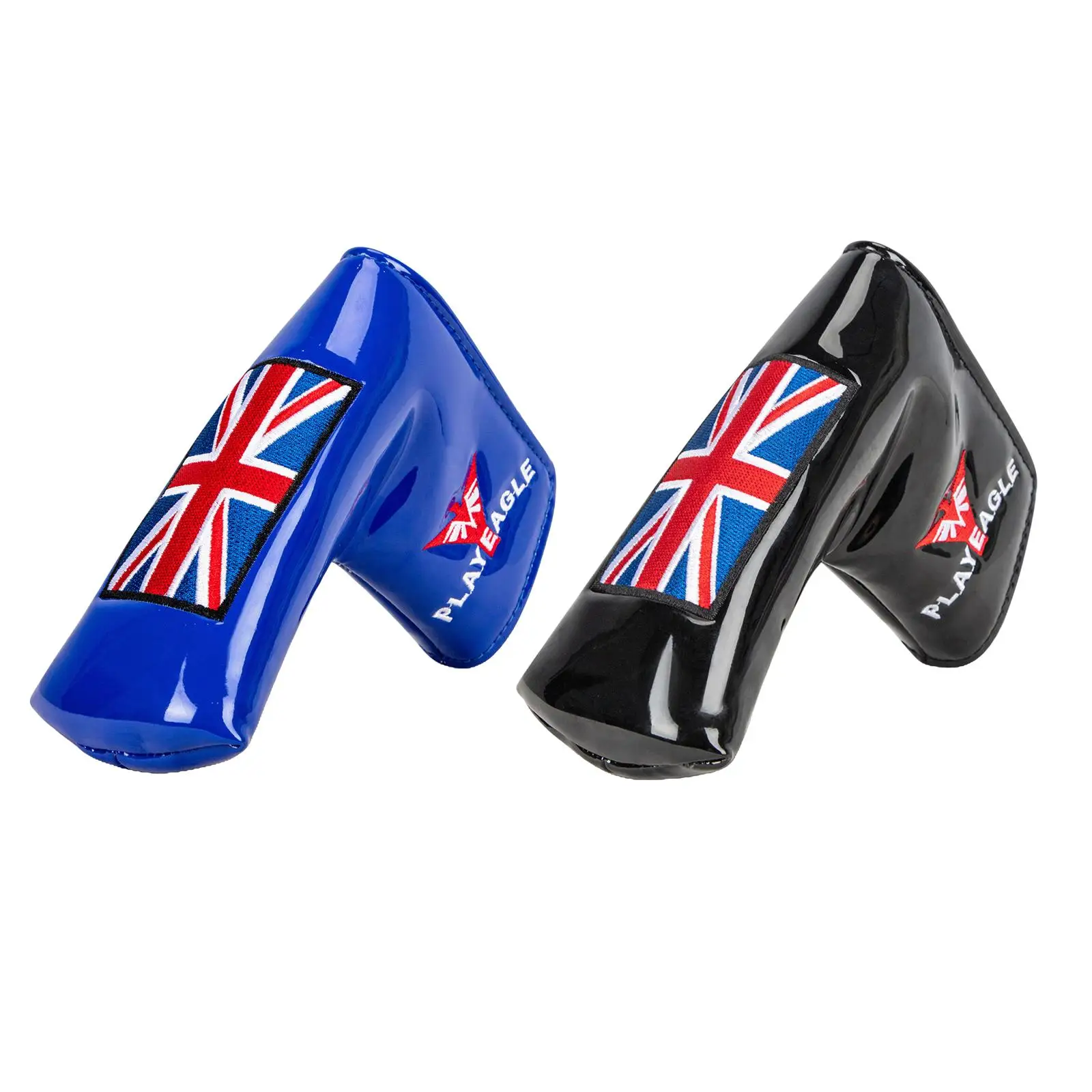 

Embroidered Pattern Golf Putter Head Cover Magnetic Closure PU Lightweight Headcover Portable Protect Clubs for Unisex