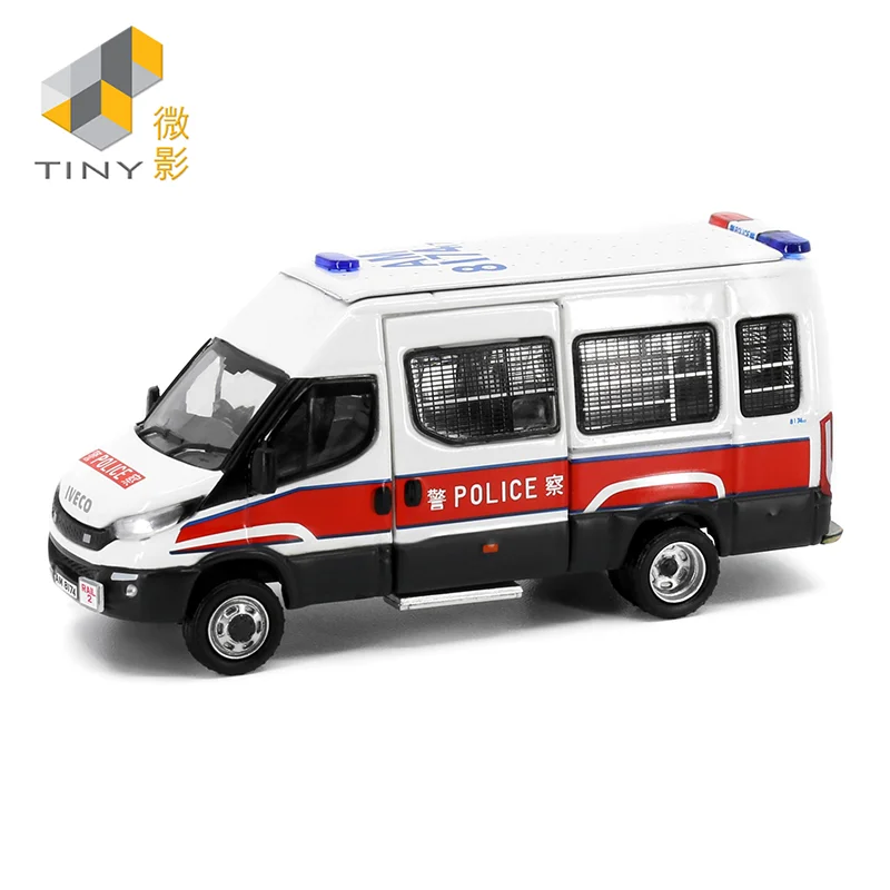 

Tiny 1:76 Iveco Daily Police Cruiser NO.21 Simulation Model Car