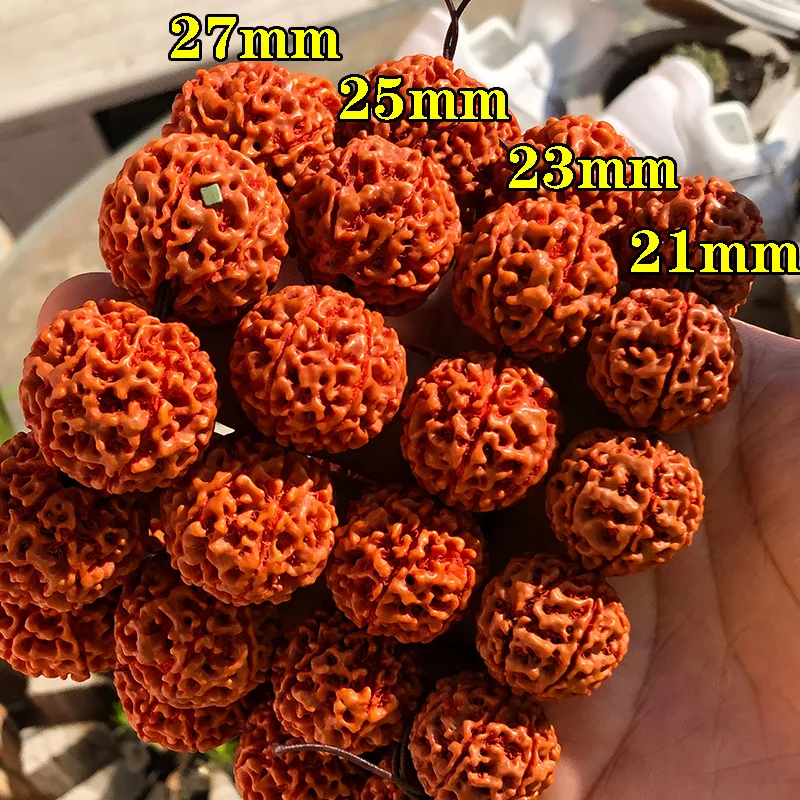 Окрашенный в пол Красный индонезийский браслет jgang Bodhi мужские и женские