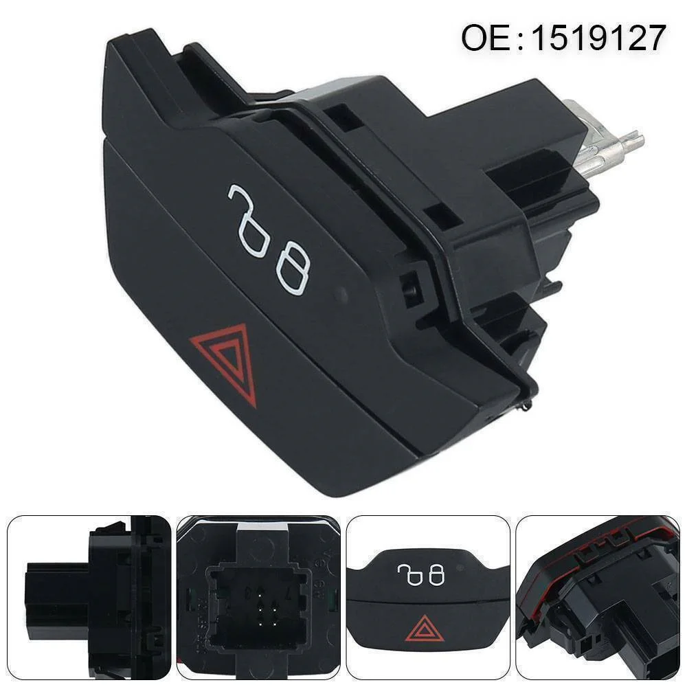 

Replacament Hazard Warning Light Button Lock Unlock Switch For Ford Vehicles